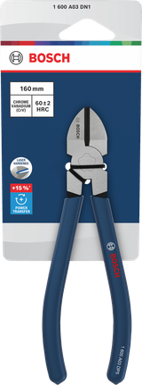 Kìm cắt chéo Bosch 160 mm với tay cầm chống trượt.